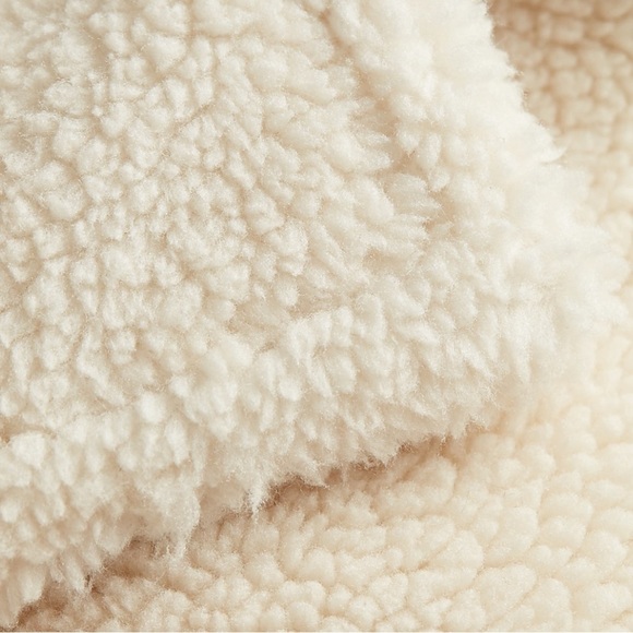 Faux Shearling Button Front Coat XL Express women’s coat $398 NWT Discontinued - Picture 8 of 10